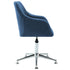 Swen Studio -  Swivel Dining Chairs 6 pcs Blue Fabric (UK/IE/FI/NO only) (6x331502)